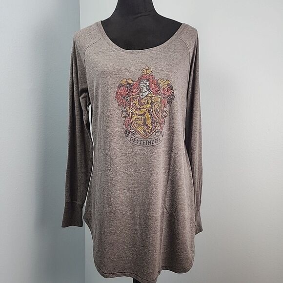 Universal Studios Gryffindor Harry Potter Rhinestone Studded Shirt Size XL - Picture 1 of 8